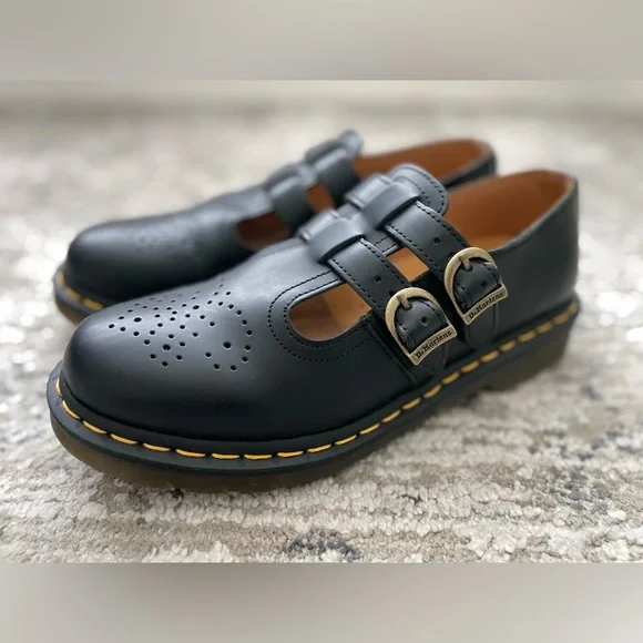 Dr Martens 8065 Mary Jane Size 8 Black Leather - Picture 2 of 9